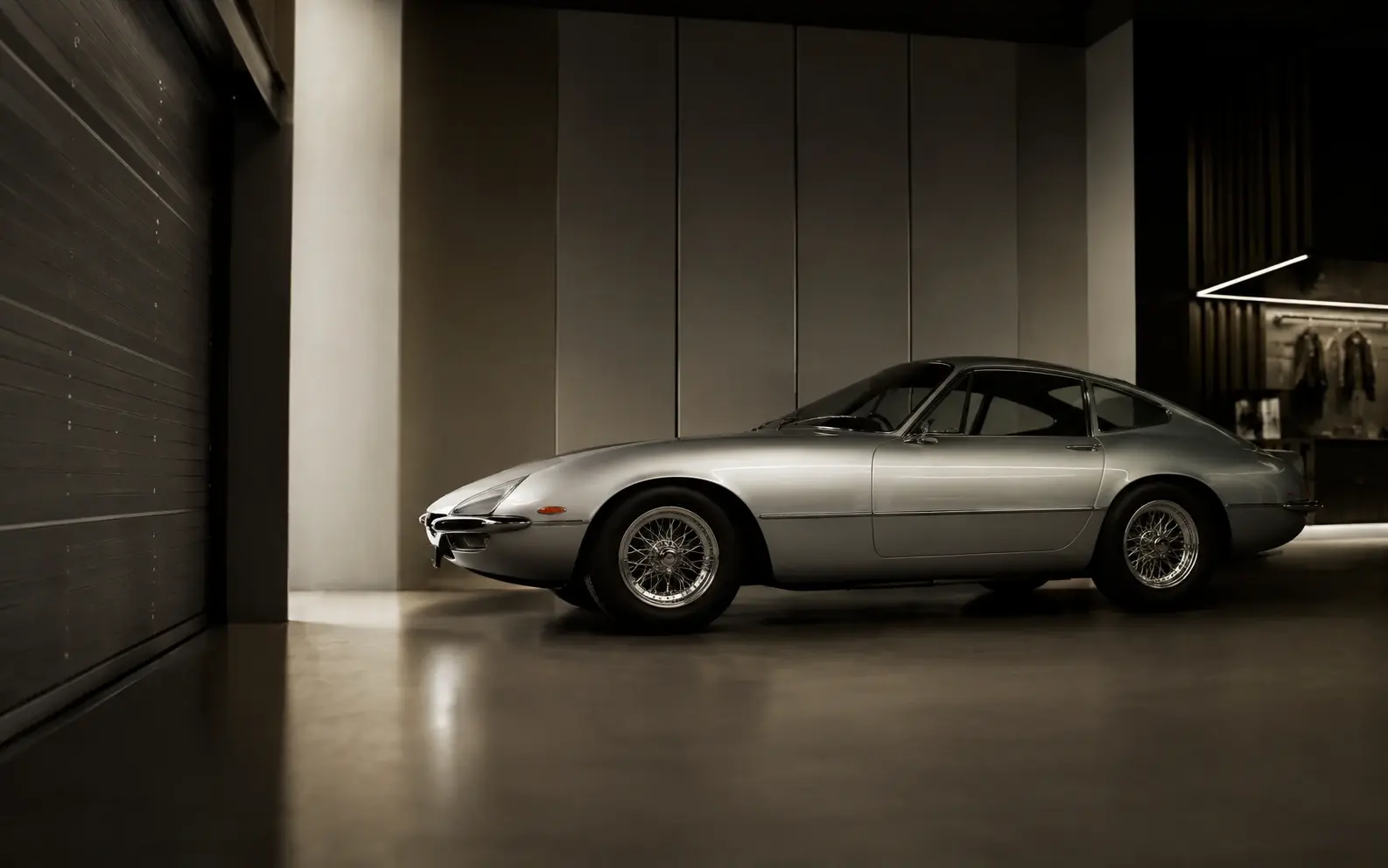 Automobile sportiva in custodia