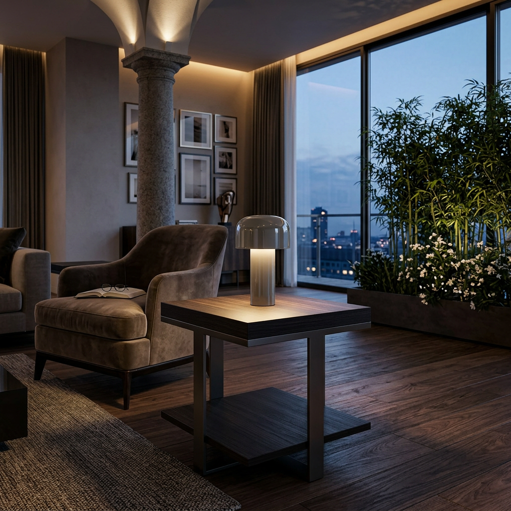 Lampe dans le salon
